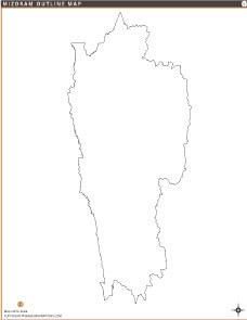 mizoram-outline-map
