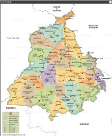Punjab Map