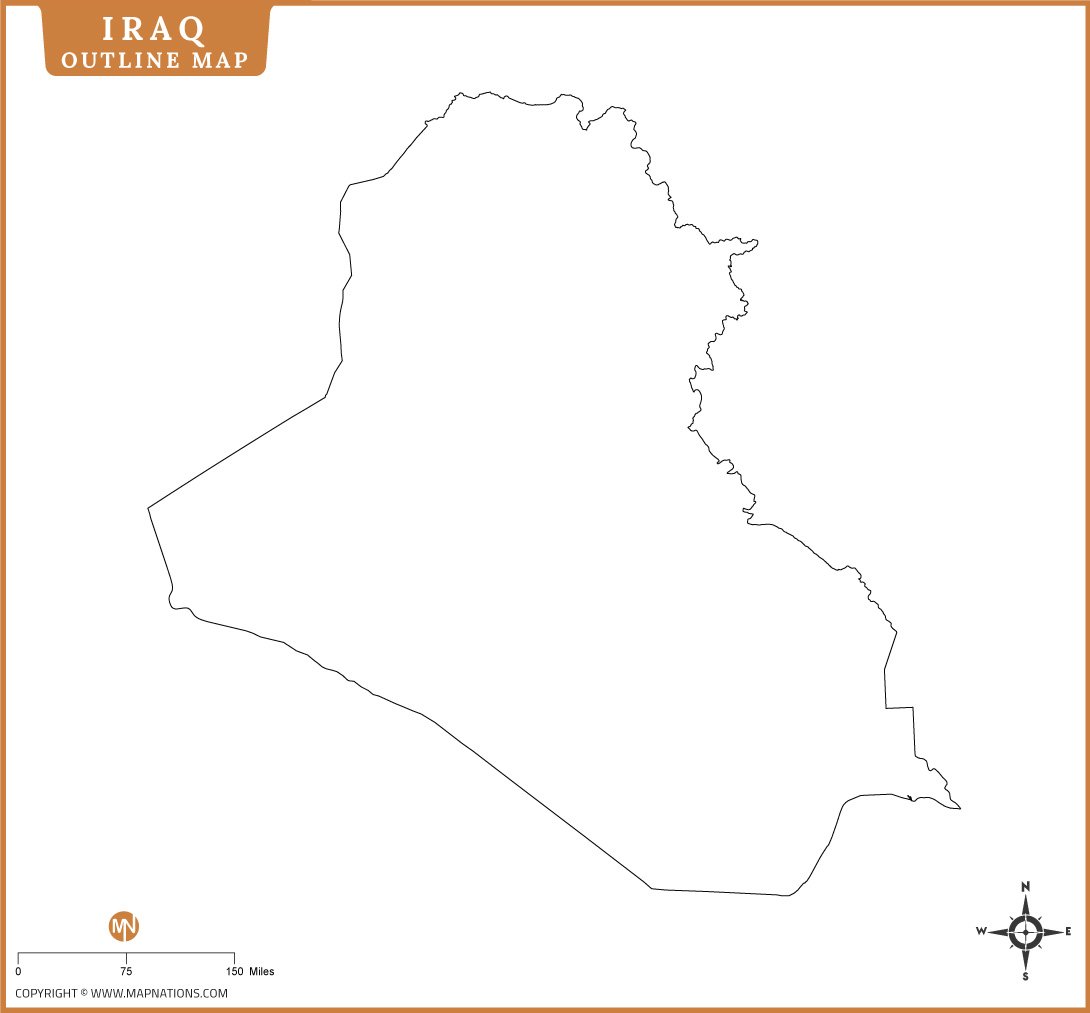 iraq-outline-map