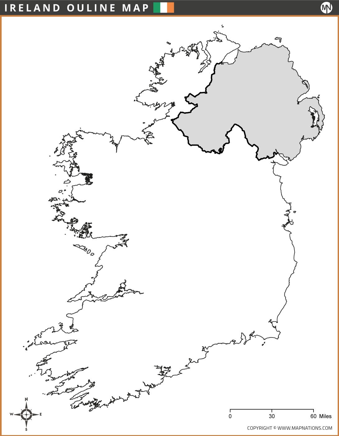ireland-outline-map