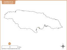 jamaica-outline-map