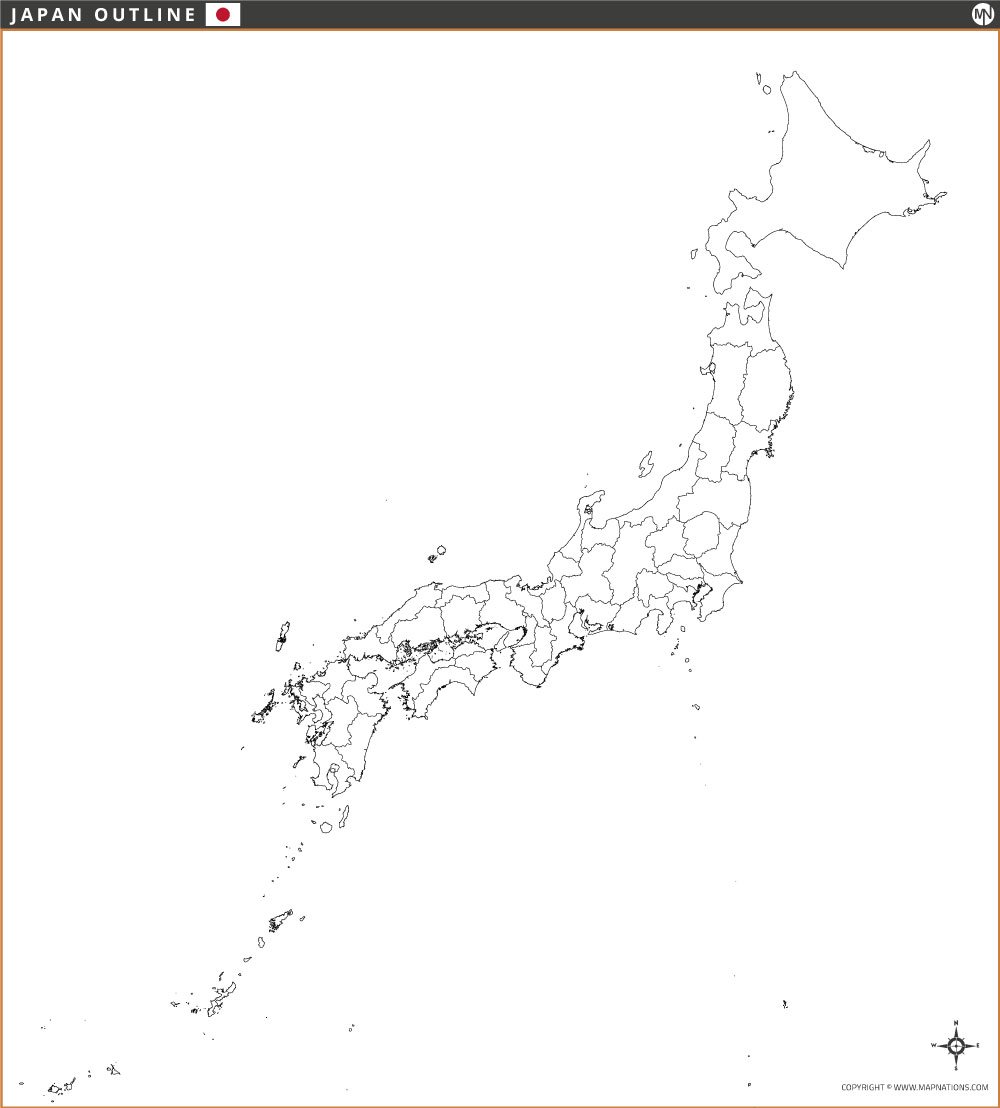 Outline Map of Japan