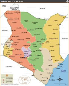 Kenya Political Map