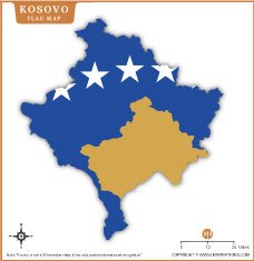 kosovo-flag-map
