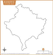 kosovo-outline-map