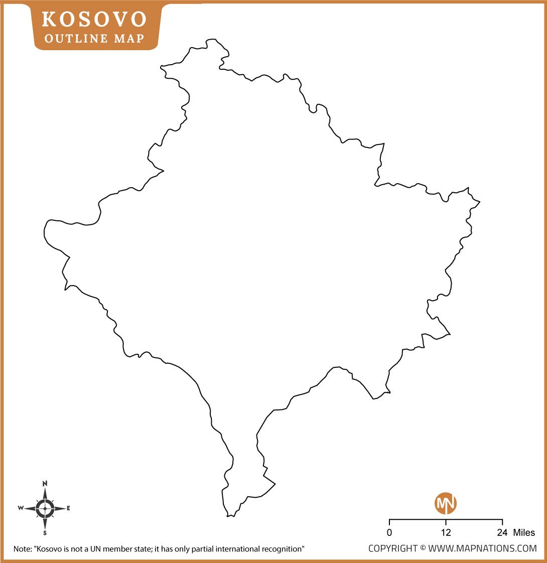 kosovo-outline-map