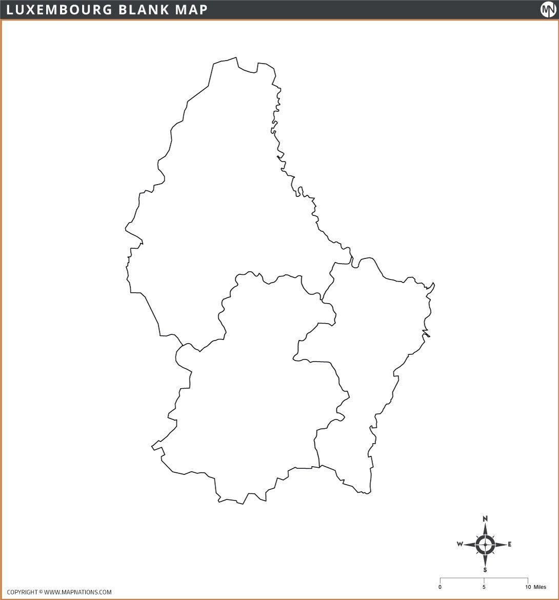 luxembourg-blank-map