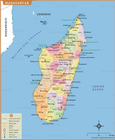 Map of madagascar