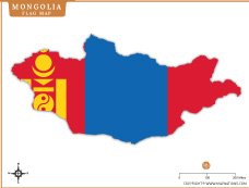 mongolia-flag-map