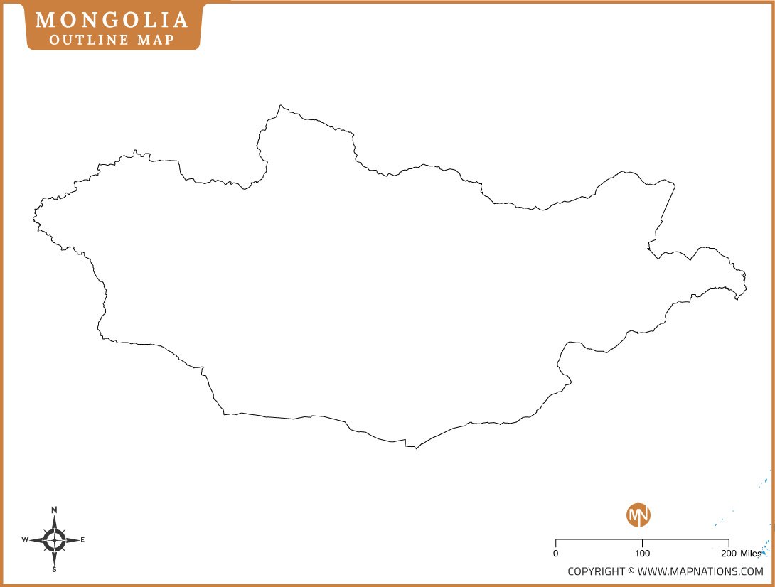 mongolia-outline-map