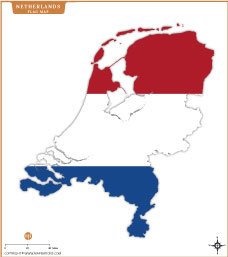 netherlands-flag-map