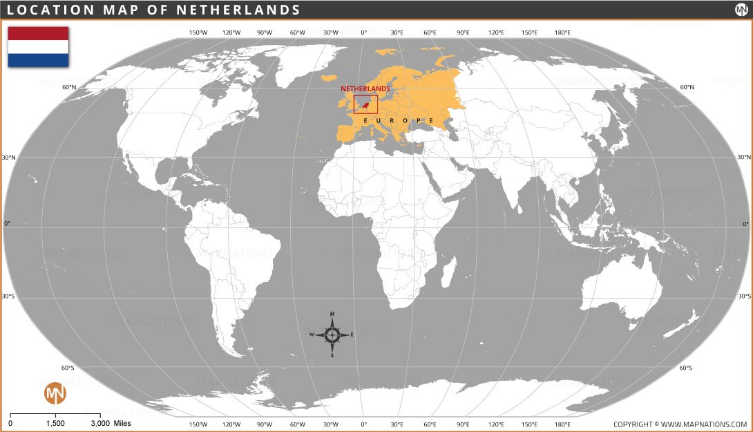 Netherlands Location Map where-is-netherlands