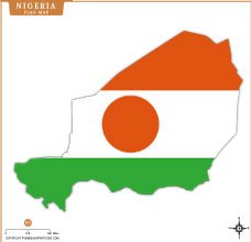 Niger Flag Map Thumb