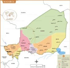 Map of niger