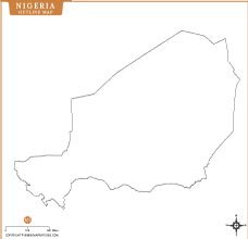 Niger Outline Map