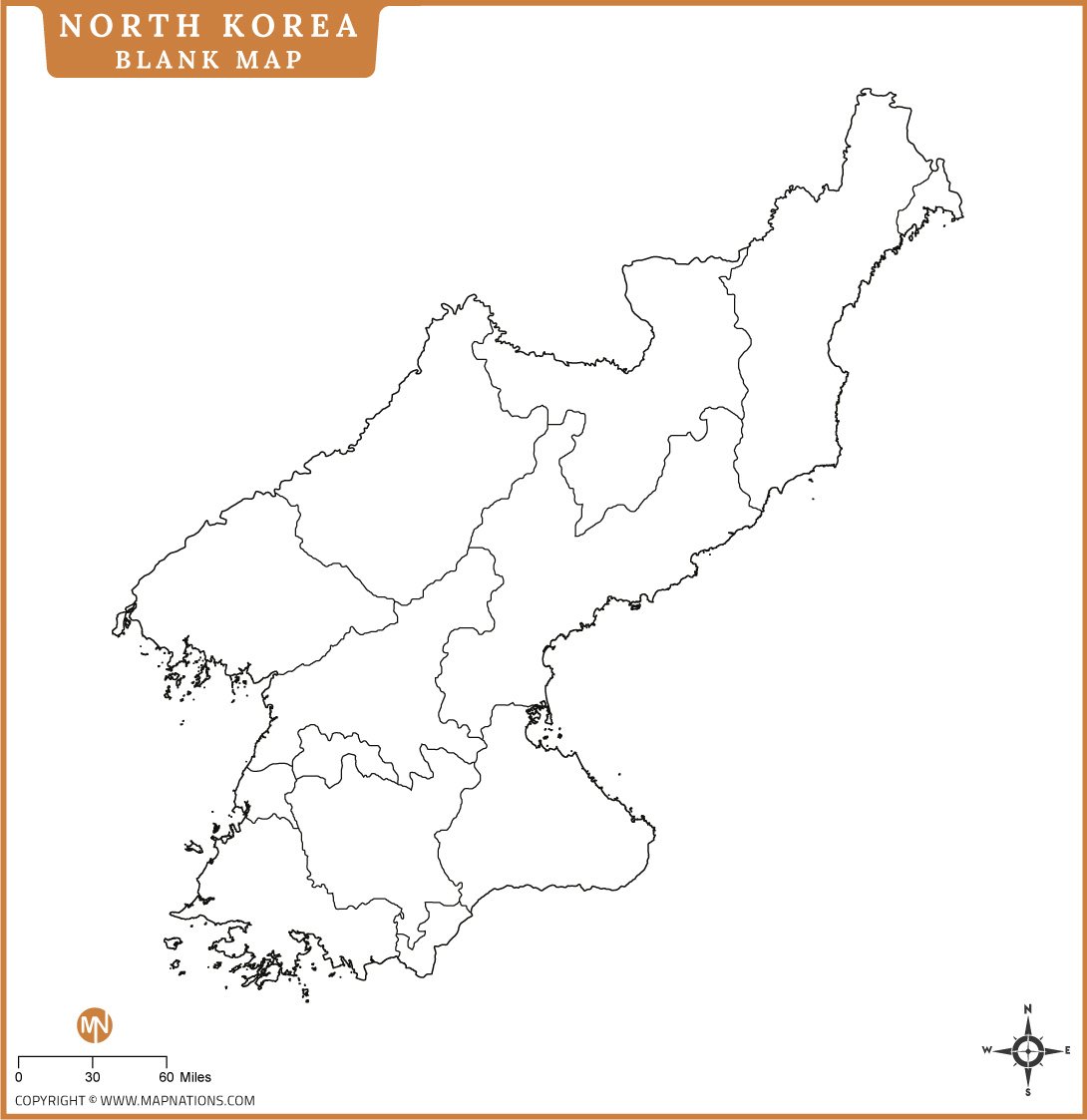 north-korea-blank-map