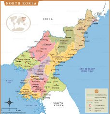 map-of-north-korea