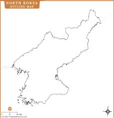 north-korea-outline-map