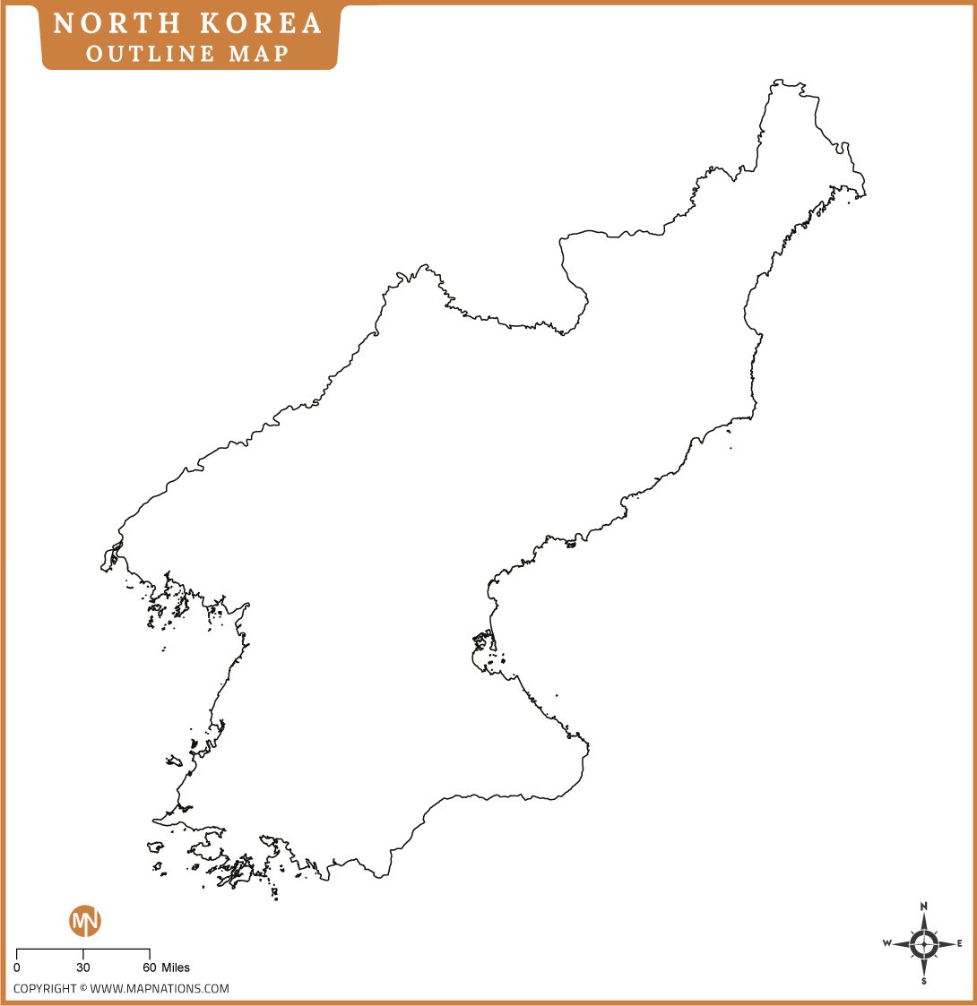 north-korea-outline-map