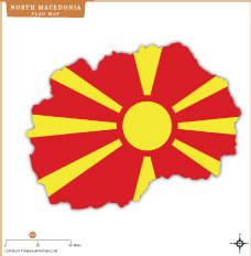 north-macedonia-flag-map