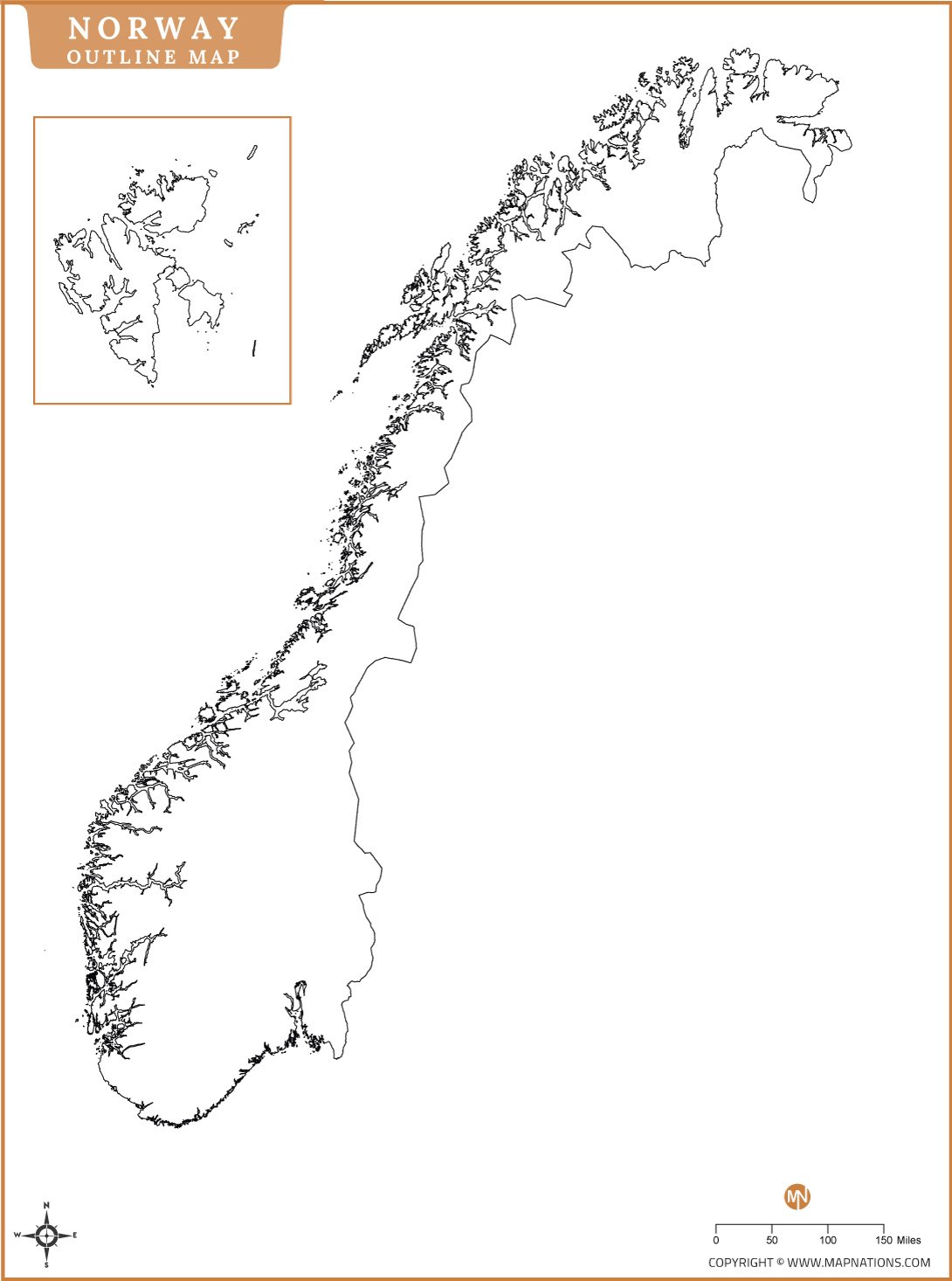 norway-outline-map
