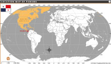 Panama Location Map
