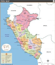 Map of peru
