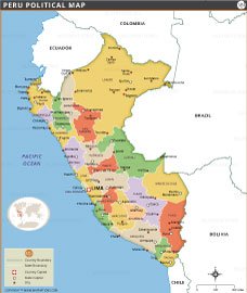 Peru Political Map