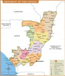Map of republic-of-the-congo
