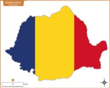 romania-flag-map