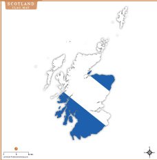 scotland-flag-map