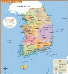 map-of-south-korea