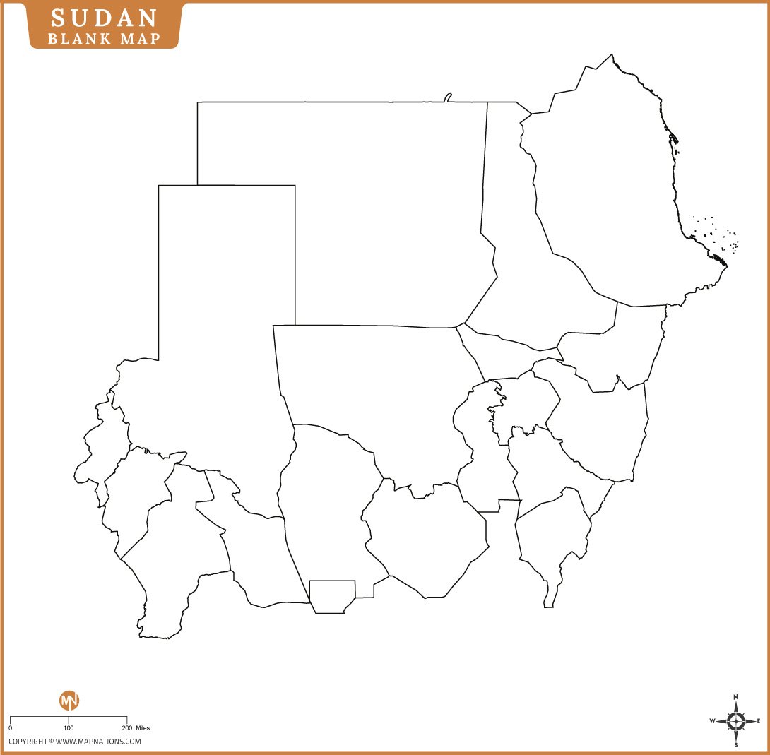 sudan-blank-map