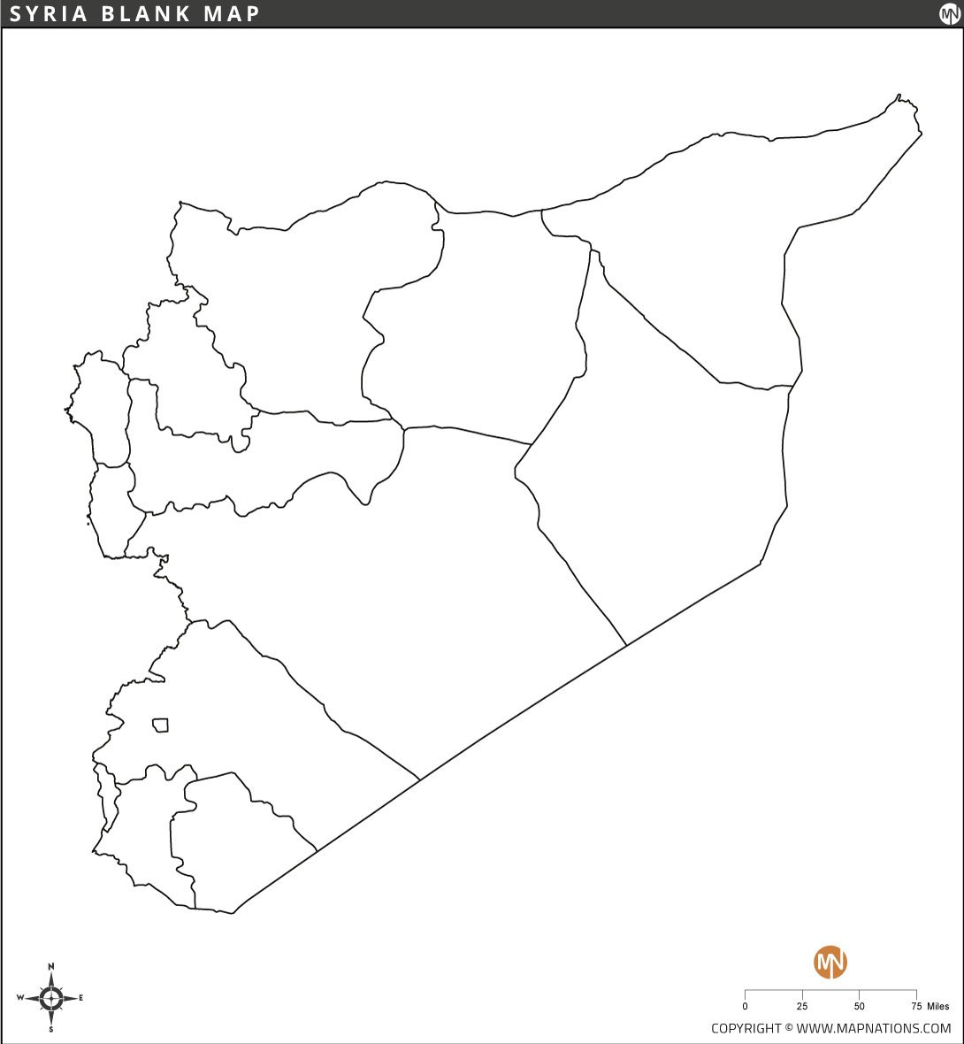 syria-blank-map