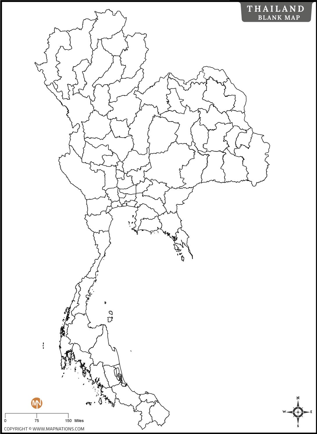 thailand-blank-map