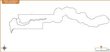 The-gambia Outline Map
