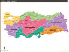 Turkey Region Map