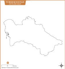 turkmenistan-outline-map