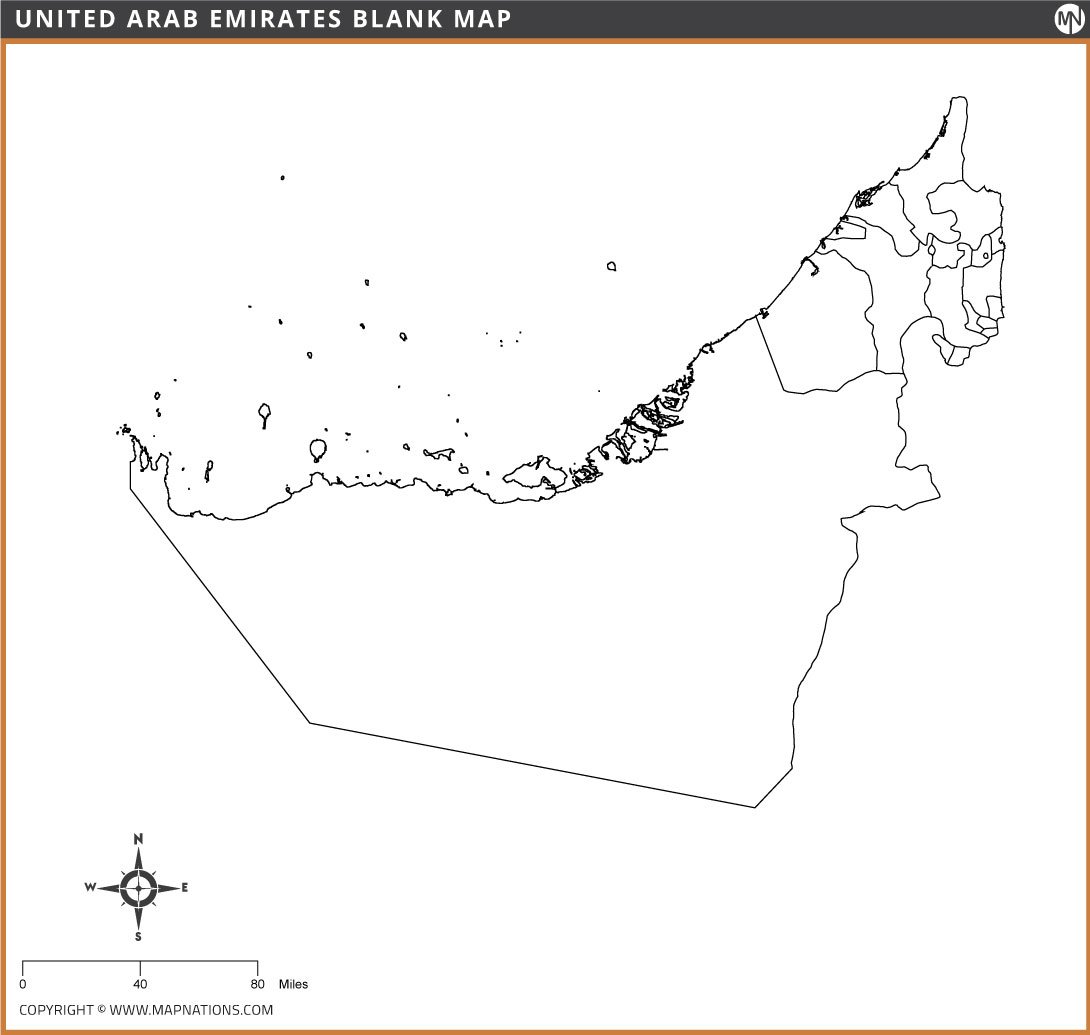 uae-blank-map