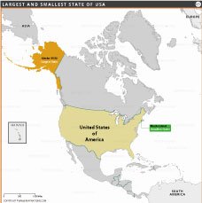 Largest and Smallest State iin USA thumb