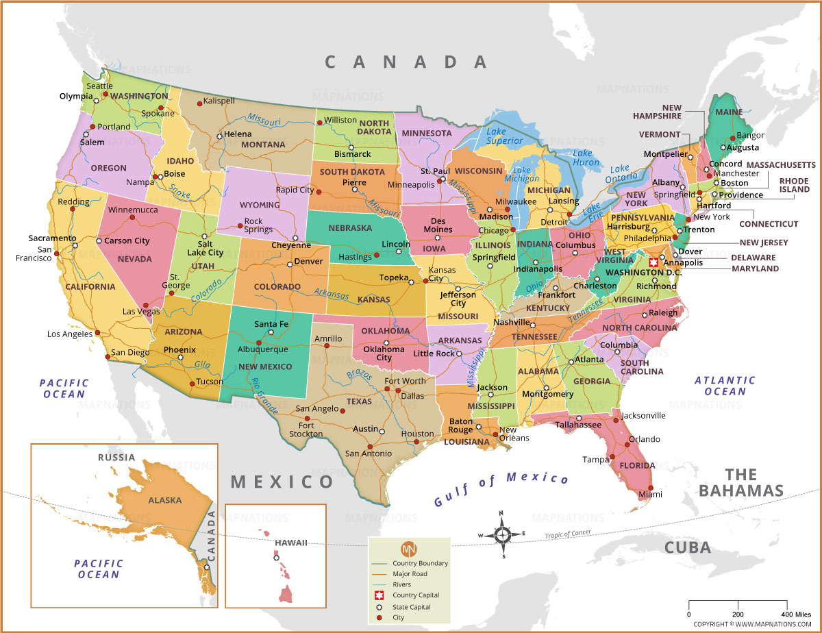 USA mAP