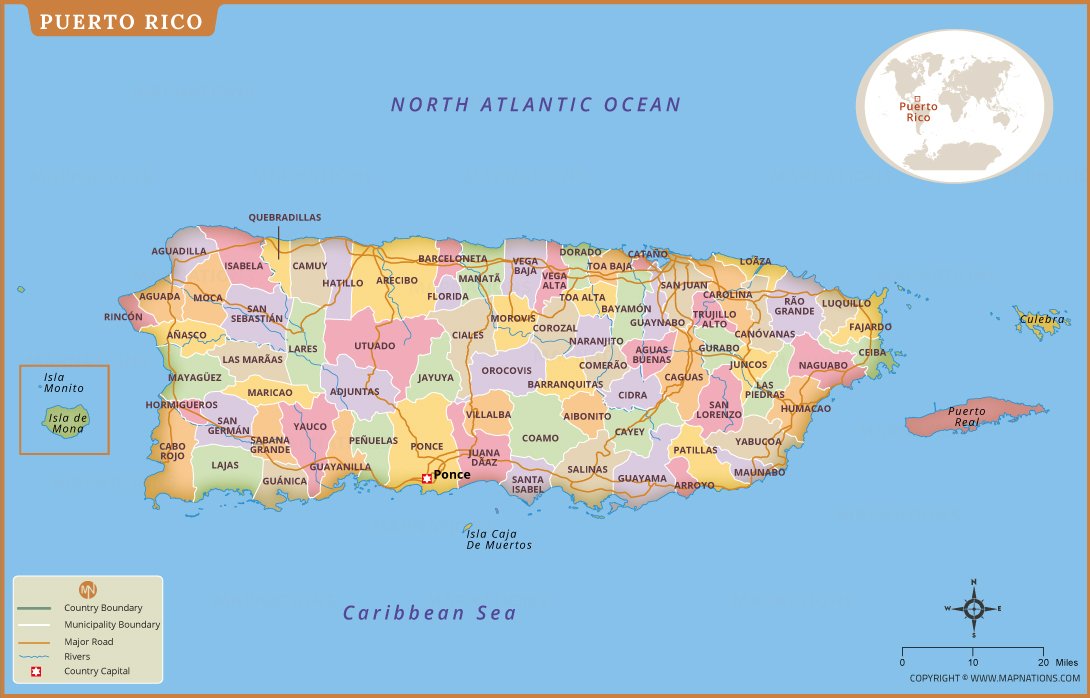 Map of puerto-rico