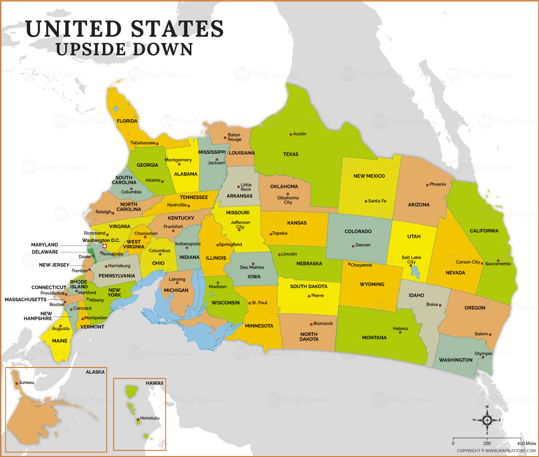 United States Upside Down Map thumb