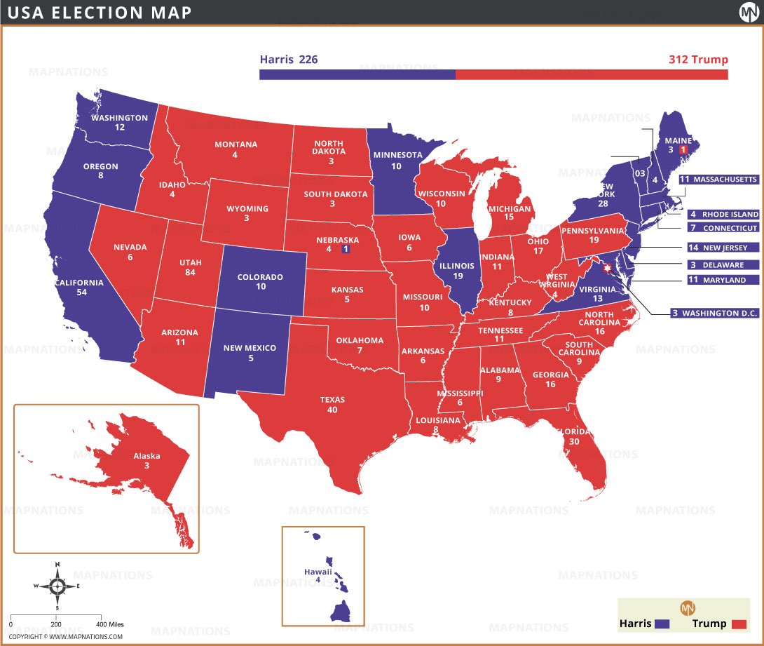 USA Election Map