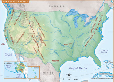 USA Mountain Ranges thumb