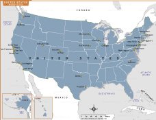 USA Richest Cities Map thumb