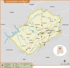 Jefferson County Map thumb