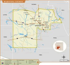 Maricopa County Map thumb