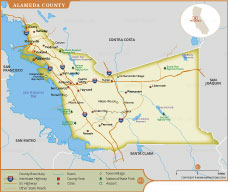 Alameda County Map