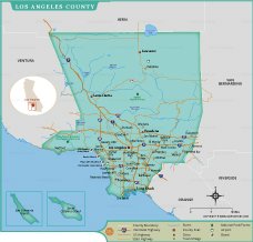 Los Angeles County Map
